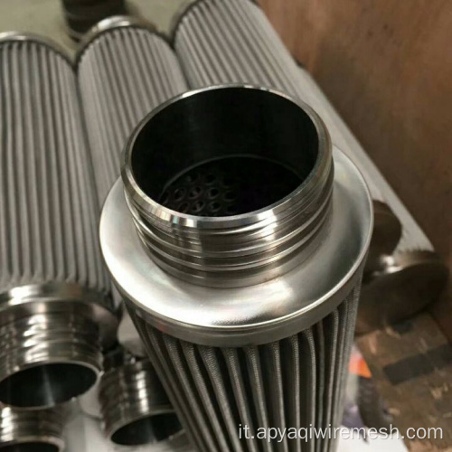 Elemento filtro dell&#39;olio idraulico in acciaio inossidabile